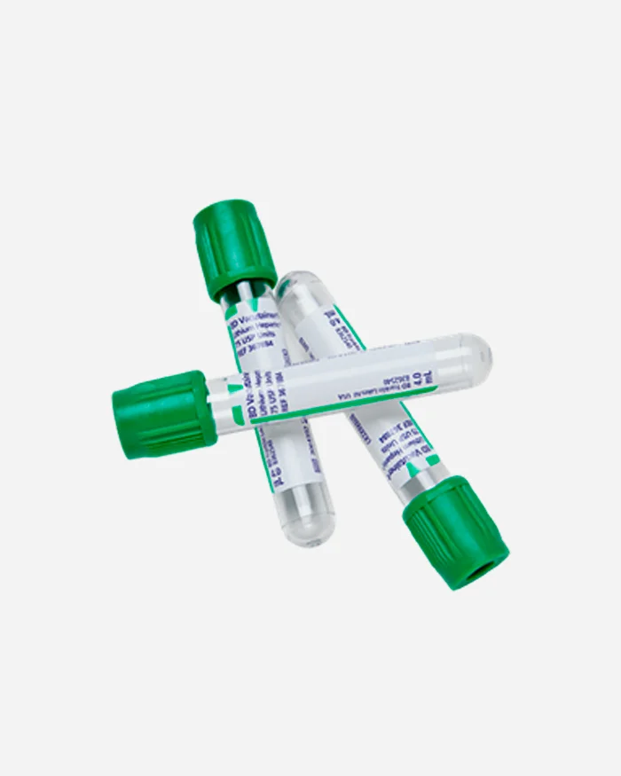 TUBO CON HEPARINA BD VACUTAINER